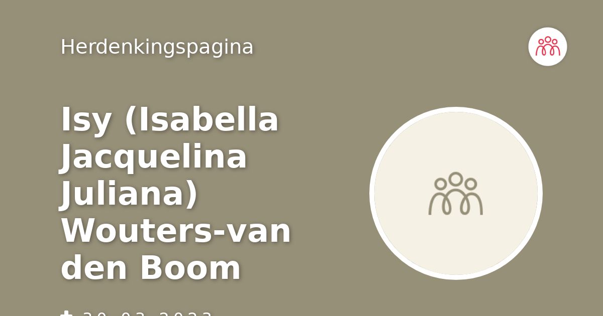 Isy Isabella Jacquelina Juliana Wouters Van Den Boom 30 03 2023